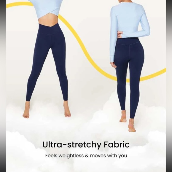 NWT Glowmode featherfit crossover cinch waist leggings - Picture 2 of 5